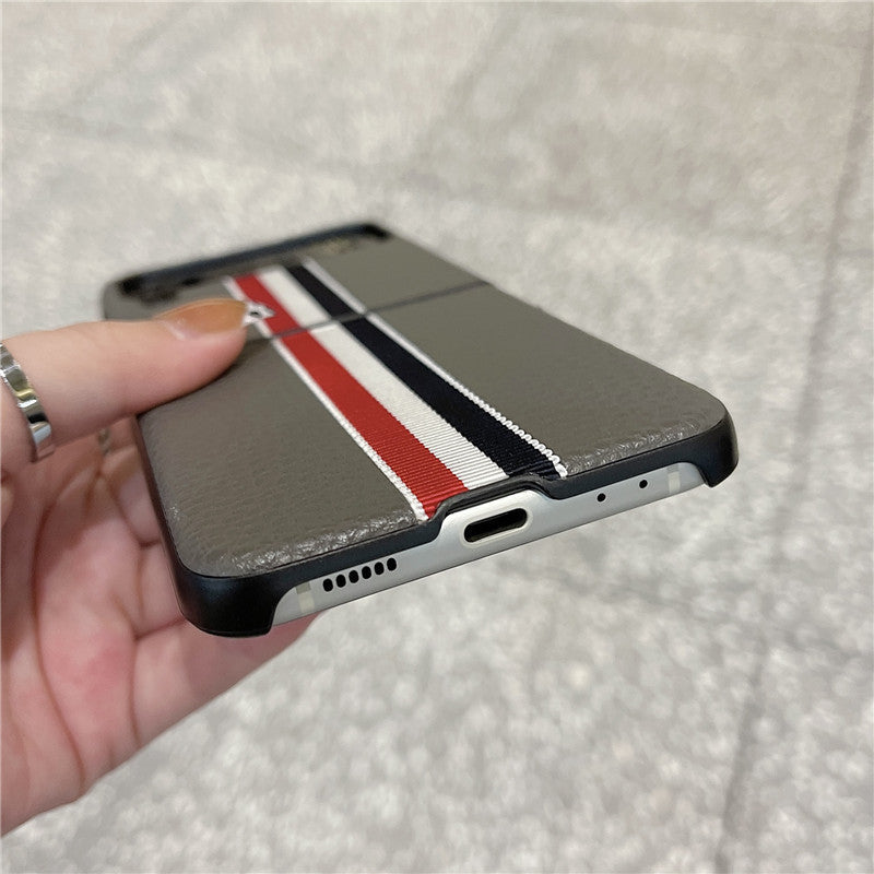 Fashion stripe Case for Samsung Galaxy Z Flip Series