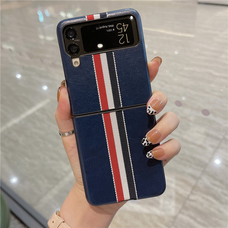 Fashion stripe Case for Samsung Galaxy Z Flip Series