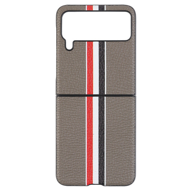 Fashion stripe Case for Samsung Galaxy Z Flip Series