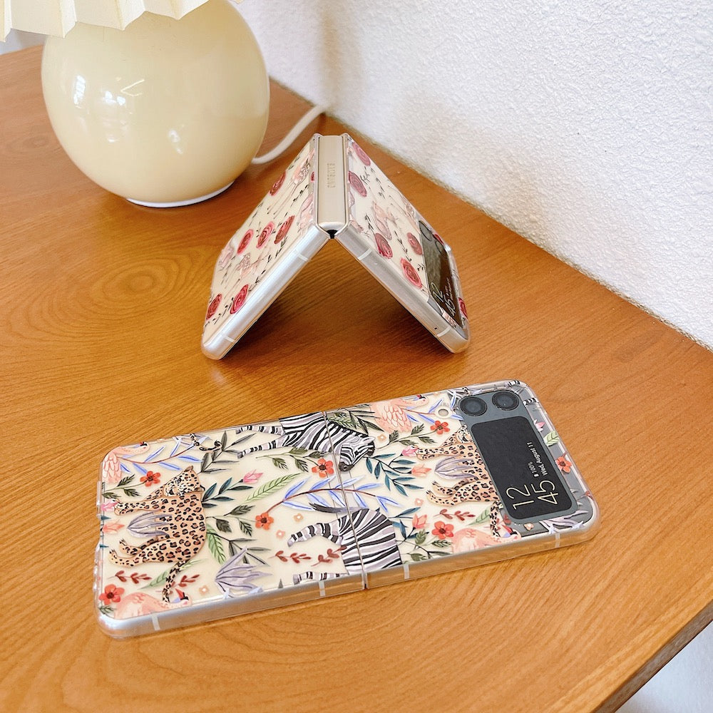 Forest Flower Animal Case for Samsung Galaxy Z Flip Series