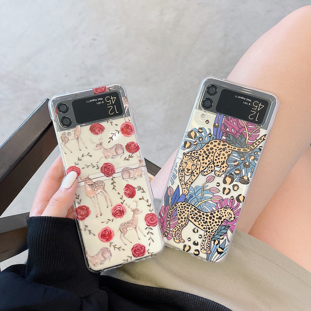 Forest Flower Animal Case for Samsung Galaxy Z Flip Series