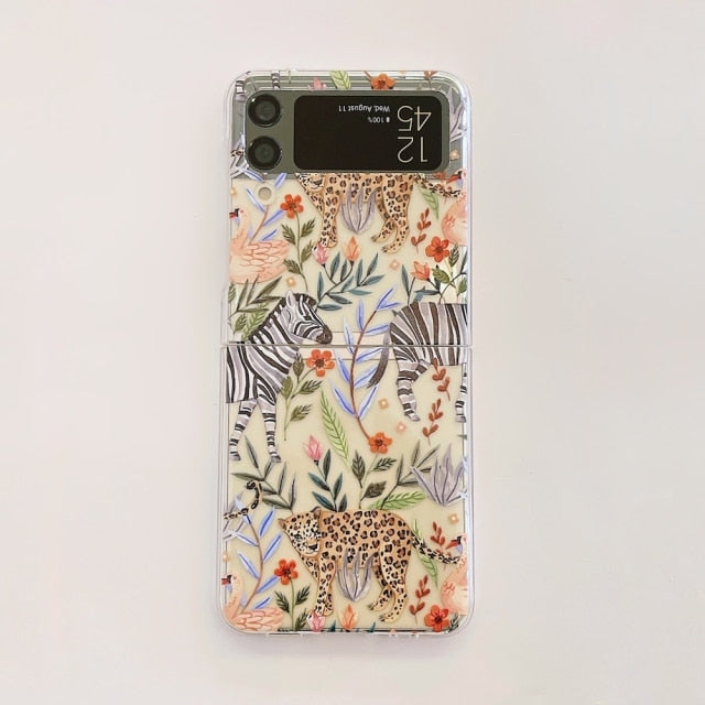 Forest Flower Animal Case for Samsung Galaxy Z Flip Series
