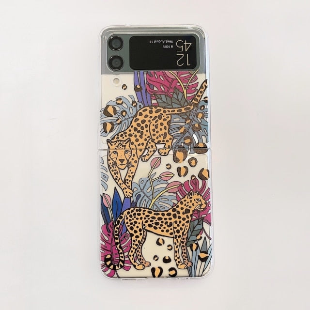 Forest Flower Animal Case for Samsung Galaxy Z Flip Series