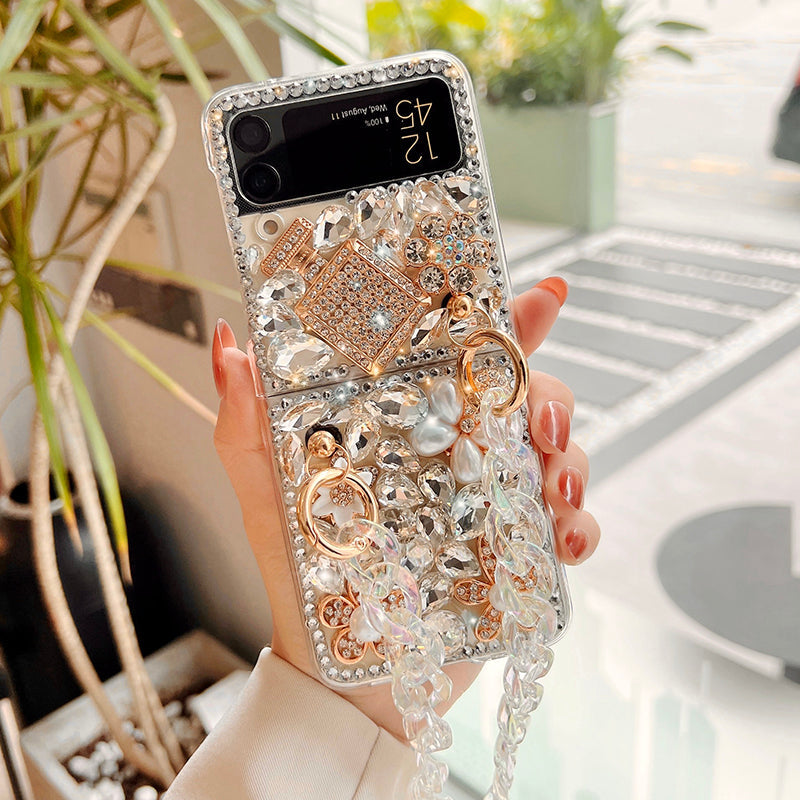Bracelet Diamond Case For Samsung Galaxy Z Flip Series
