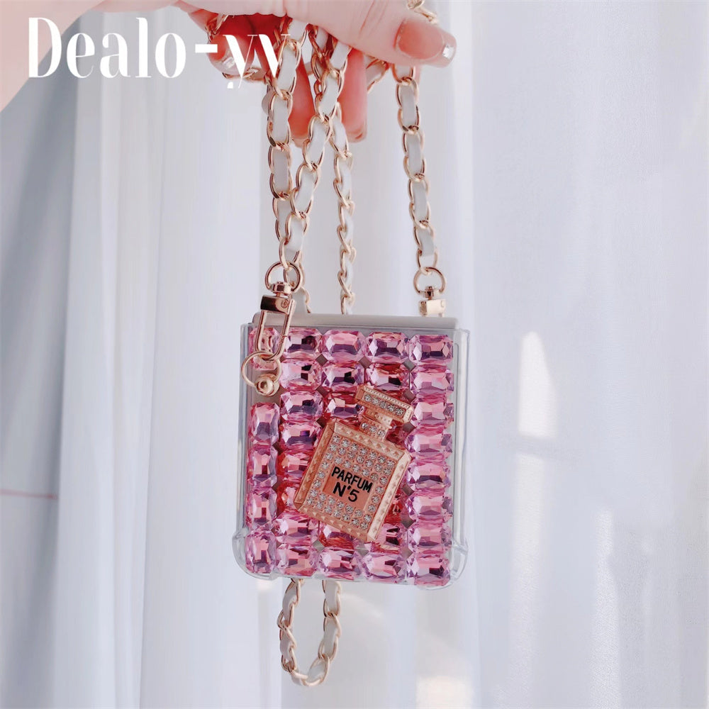 Luxury Long Chain Case for Samsung Galaxy Z Flip Series