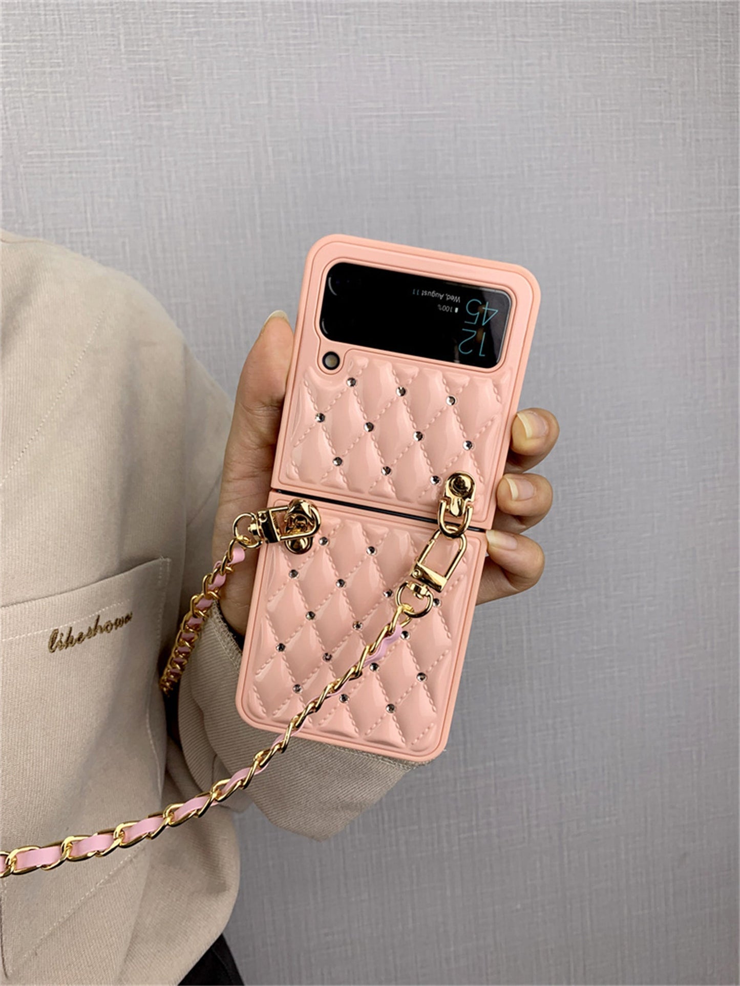 Luxury Crossbody Leather Case for Samsung Galaxy Z Flip Series