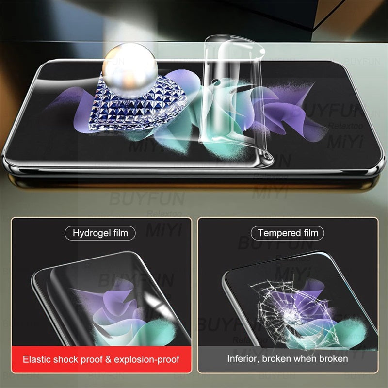 6IN1 3D Curved Camera Protector Glass For Samsung Z Flip Series