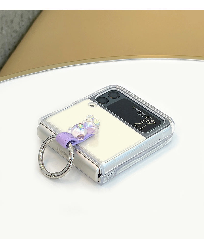 Colorful bear is suitable for Samsung Z Flip Series