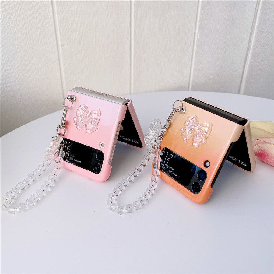 Cute Butterfly Bracelet Case for Samsung Galaxy Z Flip Series