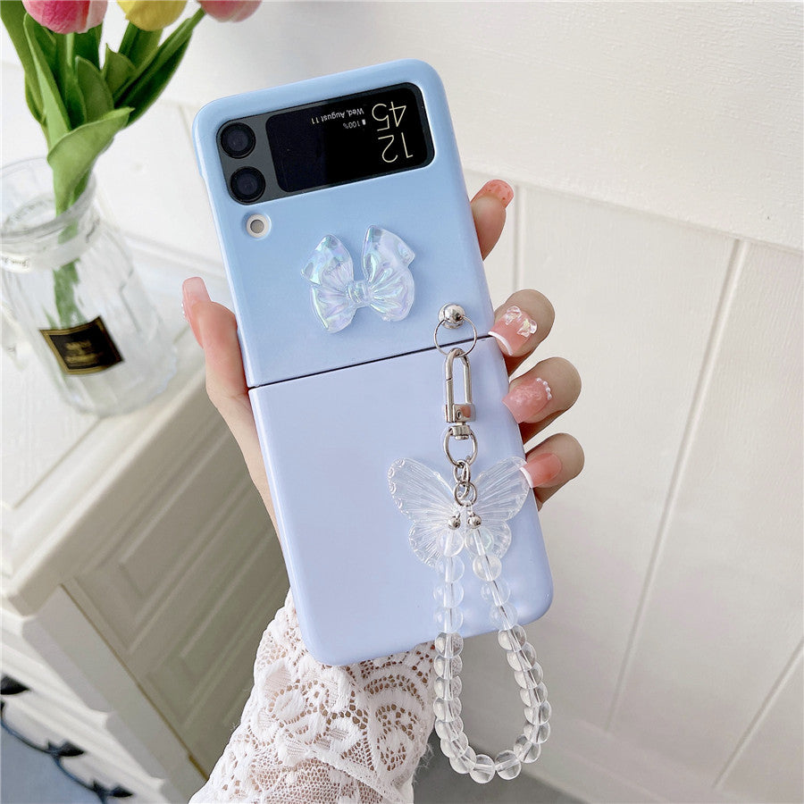 Cute Butterfly Bracelet Case for Samsung Galaxy Z Flip Series