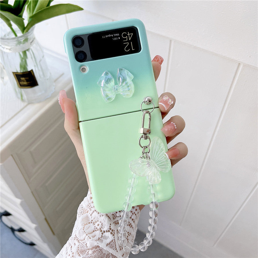 Cute Butterfly Bracelet Case for Samsung Galaxy Z Flip Series