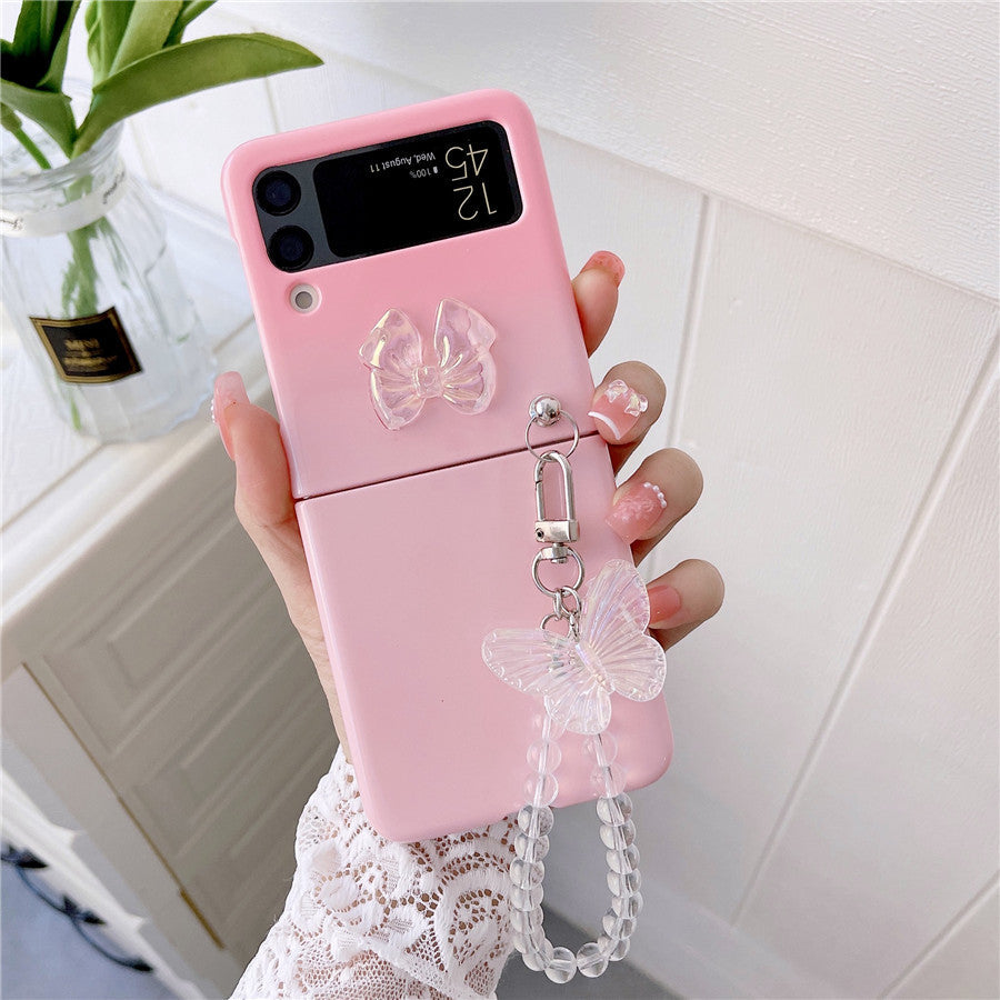 Cute Butterfly Bracelet Case for Samsung Galaxy Z Flip Series
