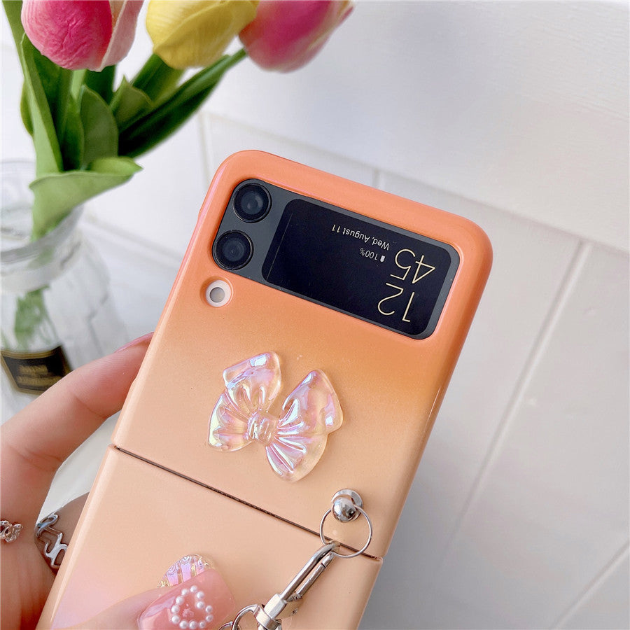 Cute Butterfly Bracelet Case for Samsung Galaxy Z Flip Series