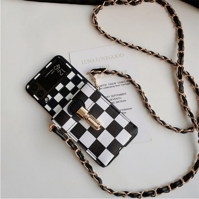 Girl Crossbody Case For Samsung Galaxy Z Flip Series