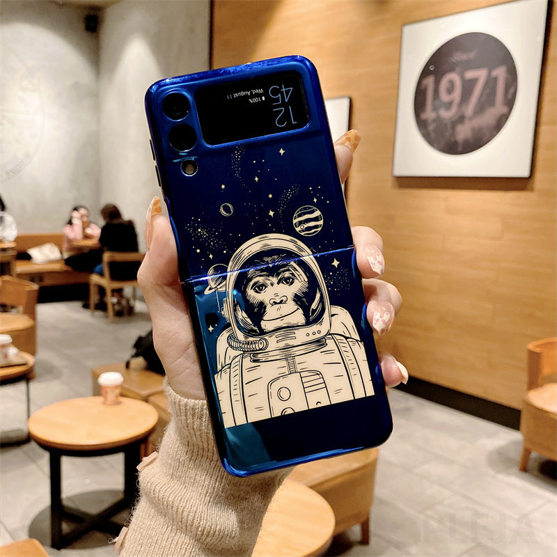 Astronaut Monkey Case For Samsung Galaxy Z Flip Series