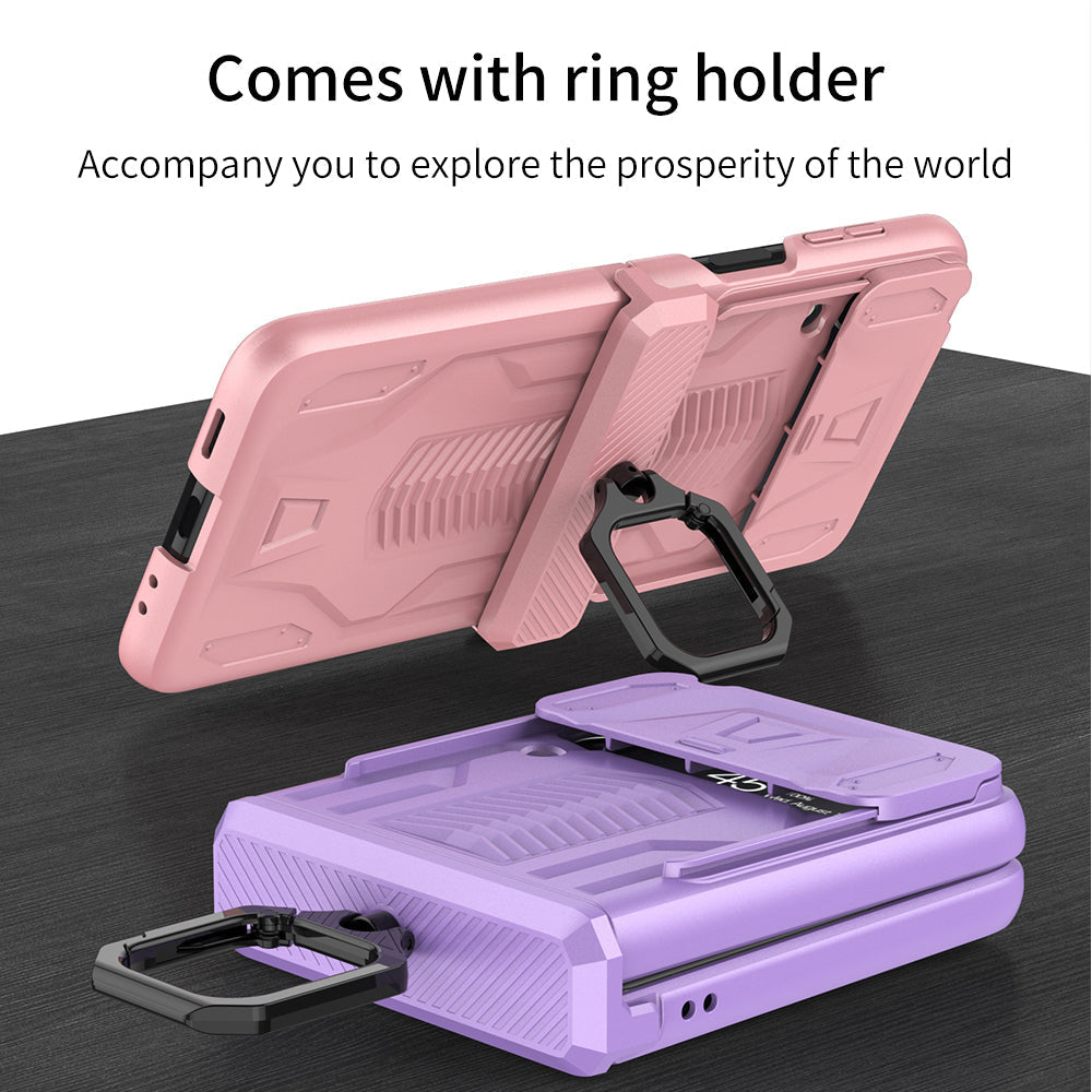 Magnetic Armor Case with Camera Protection For Samsung Galaxy Z Flip Series