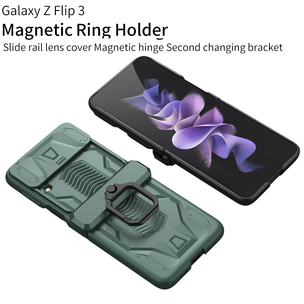 Magnetic Armor Case with Camera Protection For Samsung Galaxy Z Flip Series