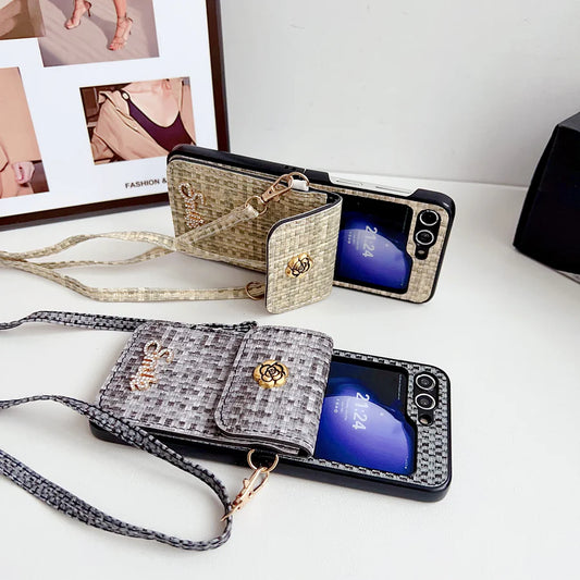 Chic Crossbody Phone Case with Wallet & Strap