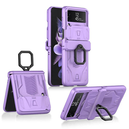 Magnetic Armor Case with Camera Protection For Samsung Galaxy Z Flip Series