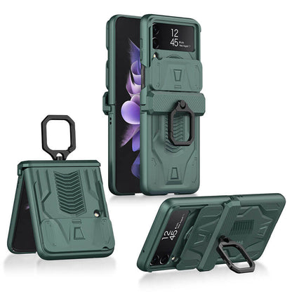 Magnetic Armor Case with Camera Protection For Samsung Galaxy Z Flip Series