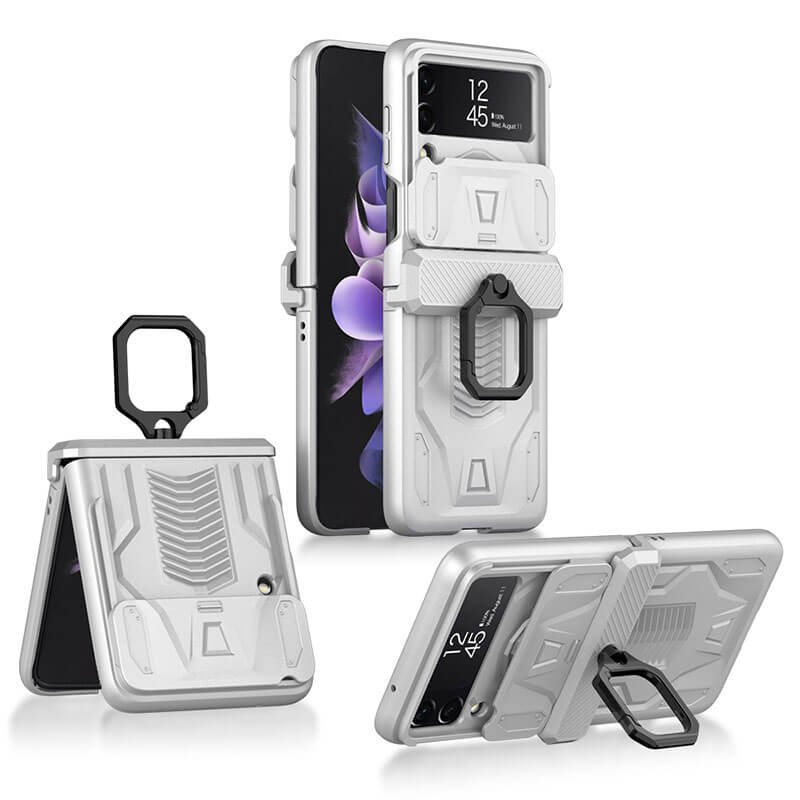 Magnetic Armor Case with Camera Protection For Samsung Galaxy Z Flip Series