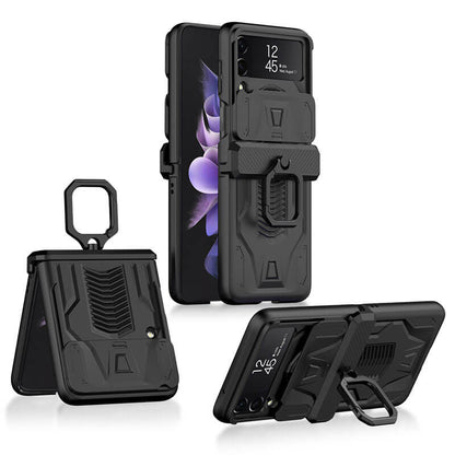 Magnetic Armor Case with Camera Protection For Samsung Galaxy Z Flip Series