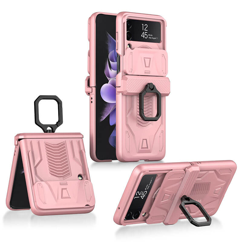 Magnetic Armor Case with Camera Protection For Samsung Galaxy Z Flip Series