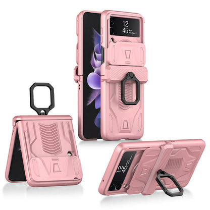 Magnetic Armor Case with Camera Protection For Samsung Galaxy Z Flip Series