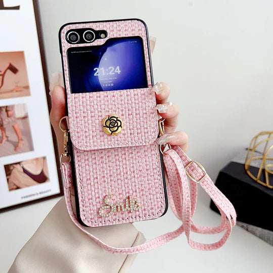 Chic Crossbody Phone Case with Wallet & Strap