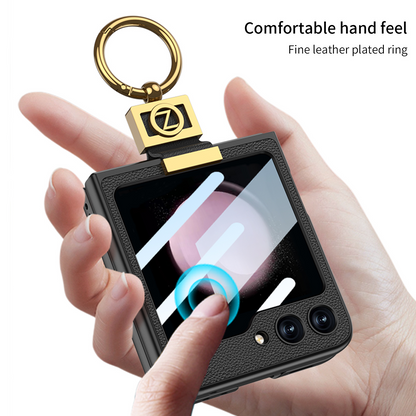 Leather Case with Ring Holder