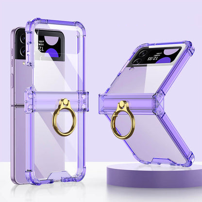 Airbag Ring Hinge Case For Samsung Galaxy Z Flip 4