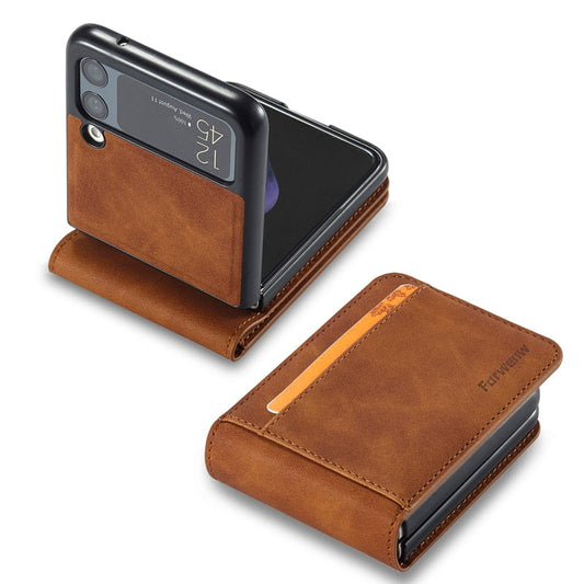 Luxury Leather Wallet Case For Samsung Galaxy Z Flip Series