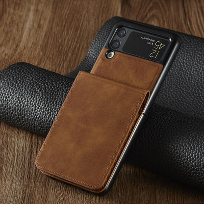 Luxury Leather Wallet Case For Samsung Galaxy Z Flip Series
