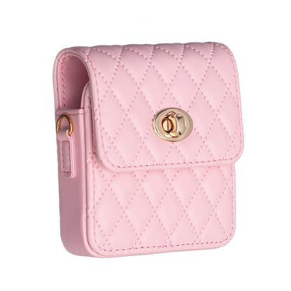 Luxury Quilted Flip Case for Samsung Galaxy Z Flip Series – Mini Handbag Design