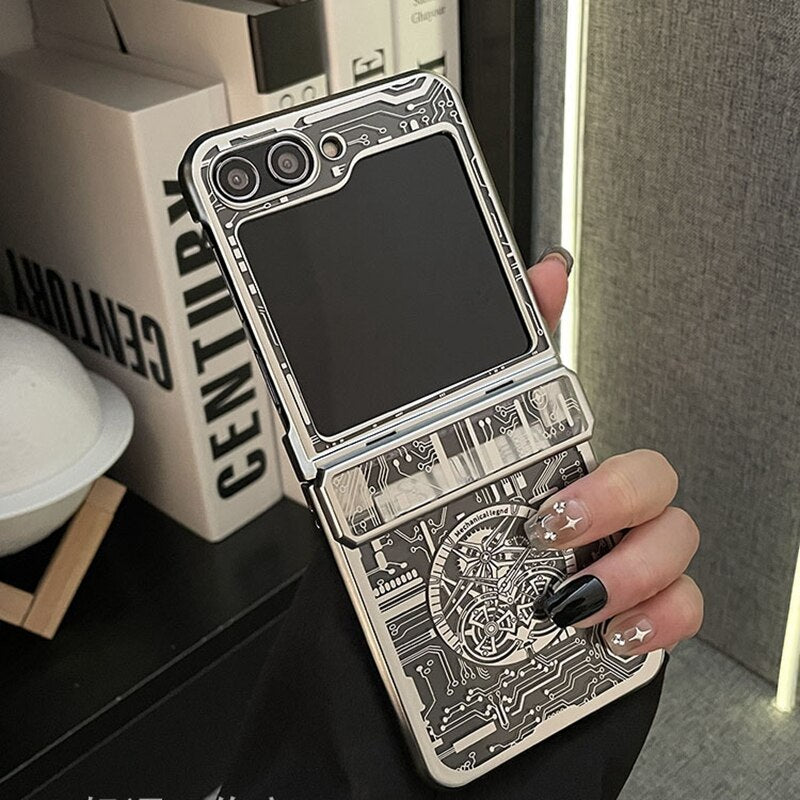Circuit Pattern Case For Samsung Z Flip sERIES