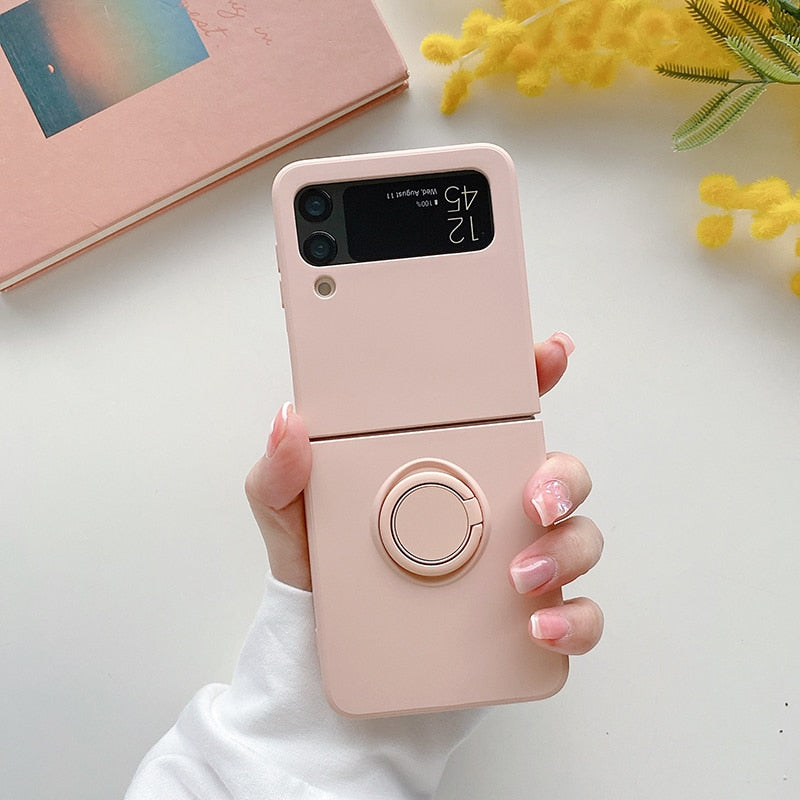 Case with Magnetic Ring Holder for Samsung Galaxy Z Flip Series