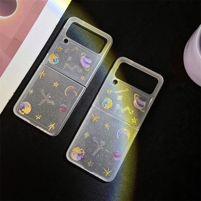 Cute 3D Stars Case For Samsung Galaxy Z Flip
