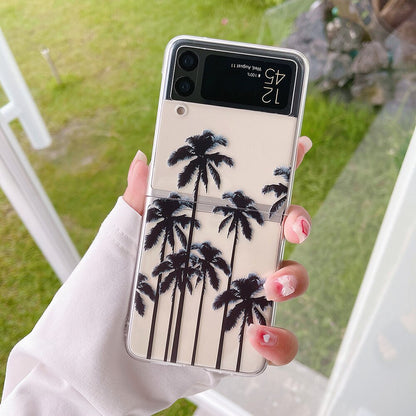 Simplicity Coconut Tree Phone Case For Samsung Galaxy Z Flip Series