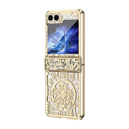 Glossy Checkered Case for Galaxy Z Flip Series – Scratch-Resistant & Shockproof
