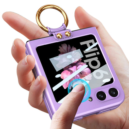 Ultra Thin Case with Ring Holder for Samsung Galaxy Z Flip 7 & 6