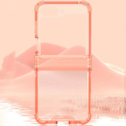 Transparent Case with Hinge Protection For Samsung Galaxy Z Flip