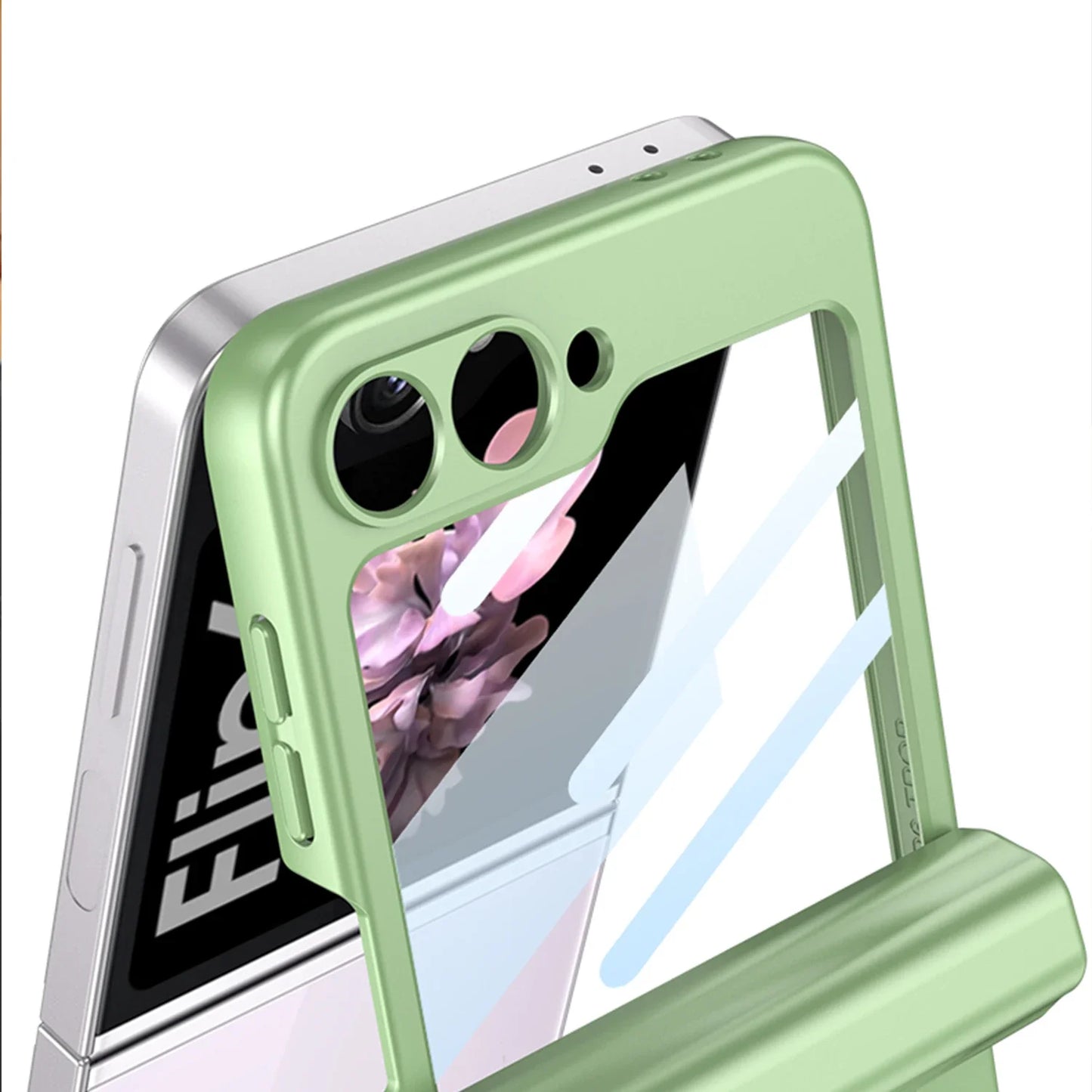 Shockproof Case with Magnetic Hinge Protection and Touch Pen for Samsung Galaxy Z Flip 7 & 6