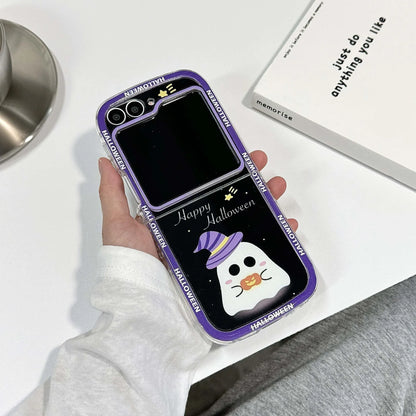 Happy Halloween Ghost Case for Samsung Galaxy Z Flip 4/5/6/7