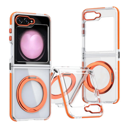 Transparent Shockproof Caase with Ring Holder for Samsung Galaxy Z Flip 7 & 6