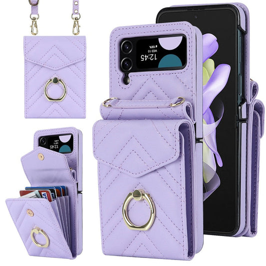 Luxury Crossbody Wallet Case for Samsung Galaxy Z Flip Series