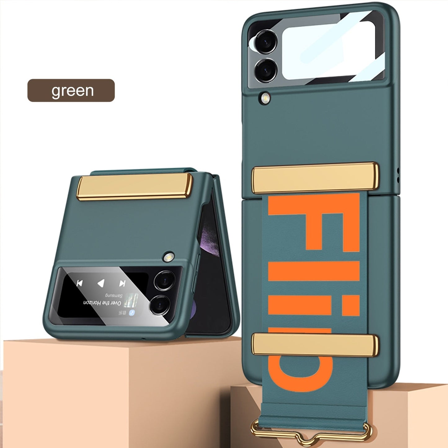 Wristband Bracket Case For Samsung Galaxy Z Flip