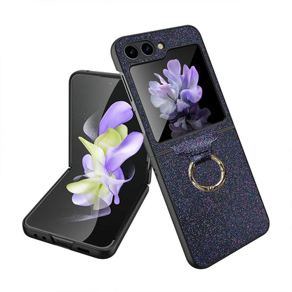 Luxury Colorful Case with Ring Bracket For Galaxy Z Flip Series