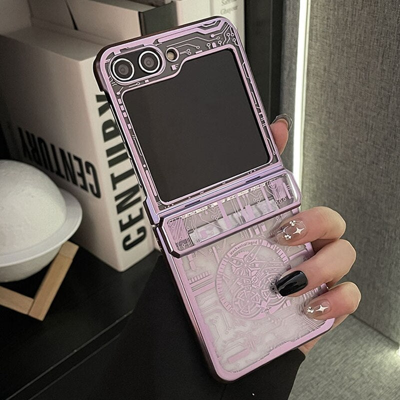 Circuit Pattern Case For Samsung Z Flip sERIES