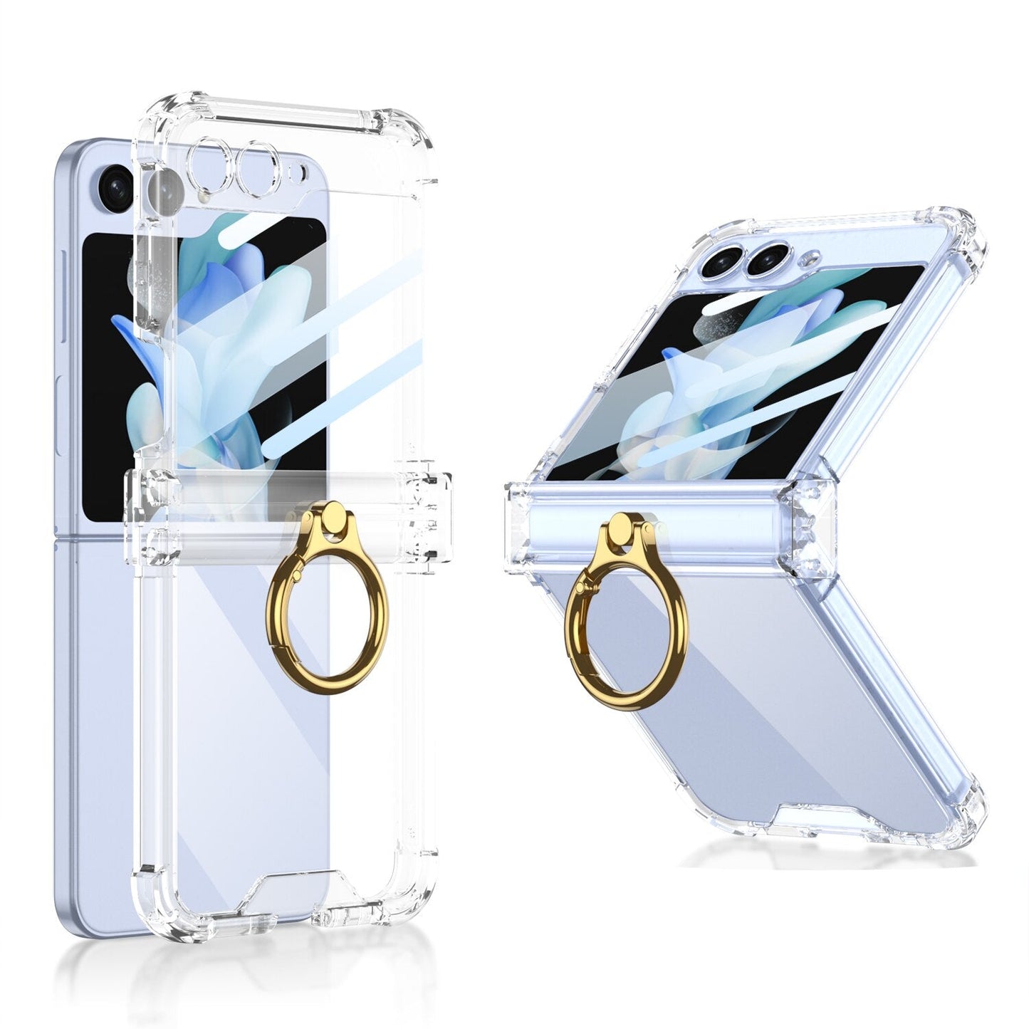 Luxury Hard Case With Ring for Samsung Galaxy Z Flip