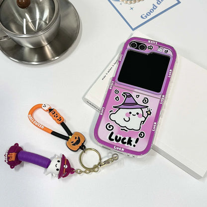 Happy Halloween Ghost Case for Samsung Galaxy Z Flip 4/5/6/7